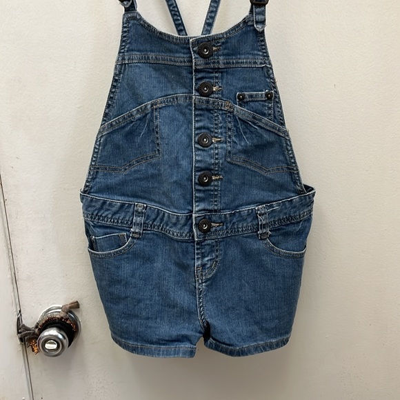 ZD Premium  Jean Shorts Overalls Size 1 - Picture 14 of 14